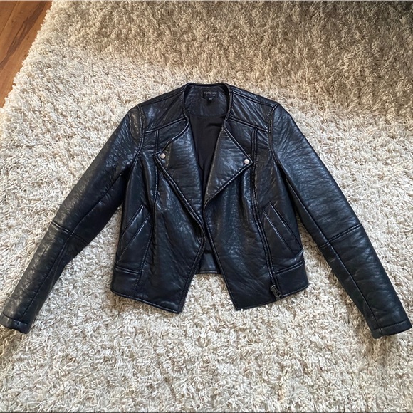 Topshop Faux leather jacket - Picture 1 of 3